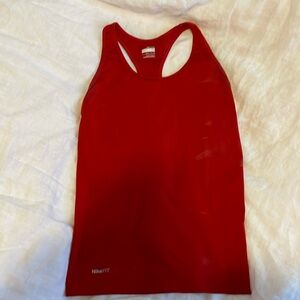 Vintage Nike tank top red